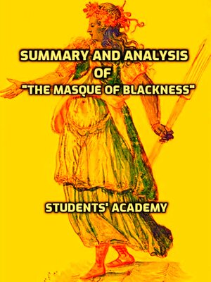 cover image of Summary and Analysis of "The Masque of Blackness"